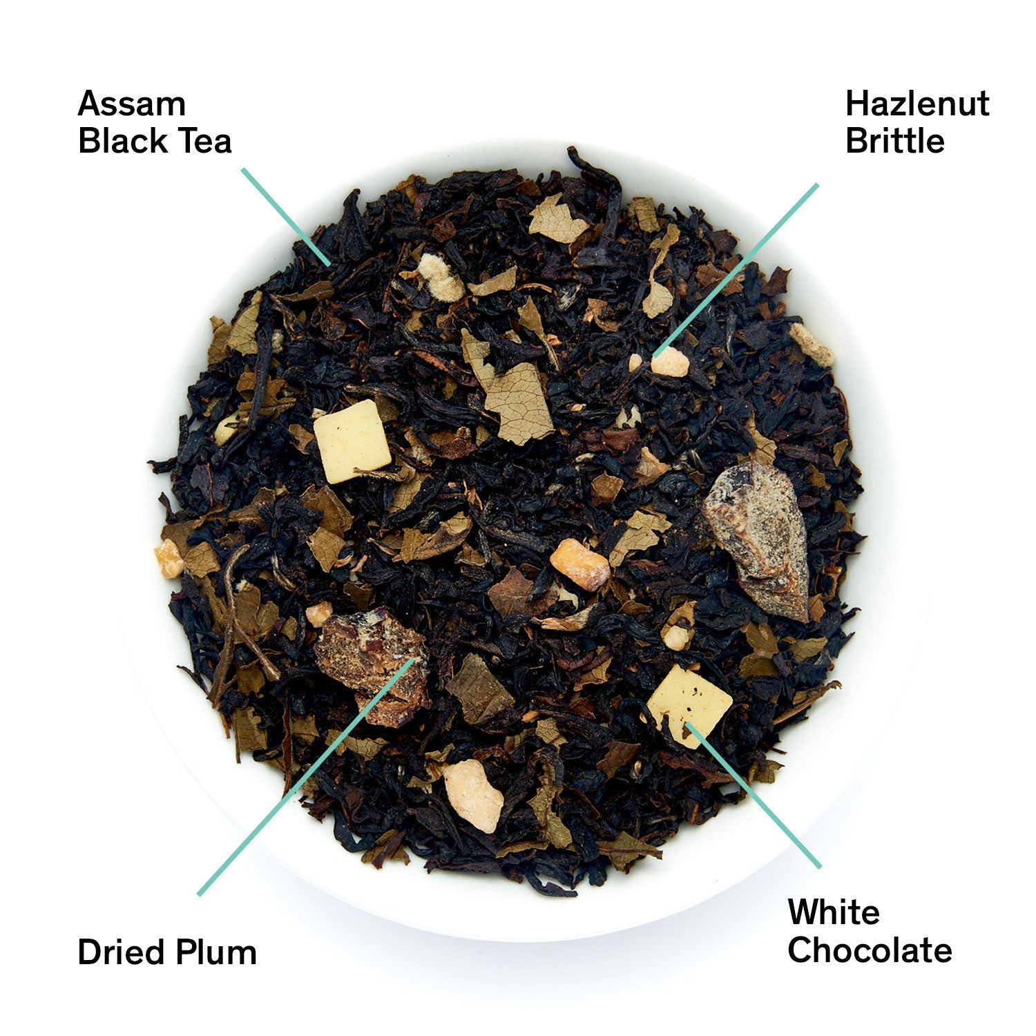 August Breathless - White Chocolate Plum Black Tea, vendor August, loose tea leaves with hints of dried plum and white chocolate.