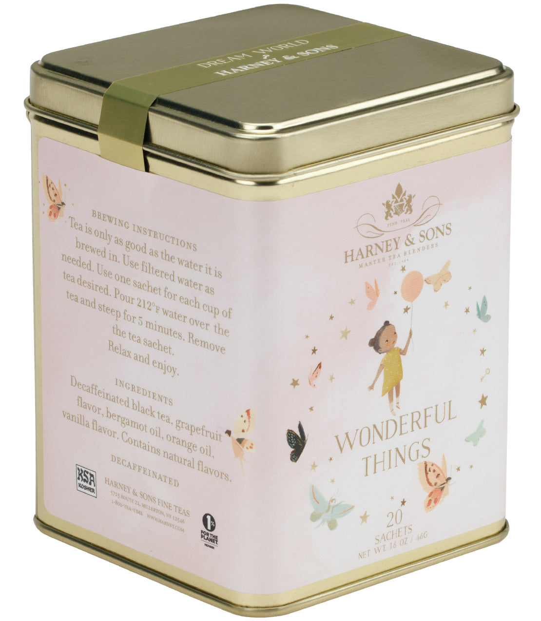 Harney & Sons Wonderful Things: Girl, Tin of 20 Sachets