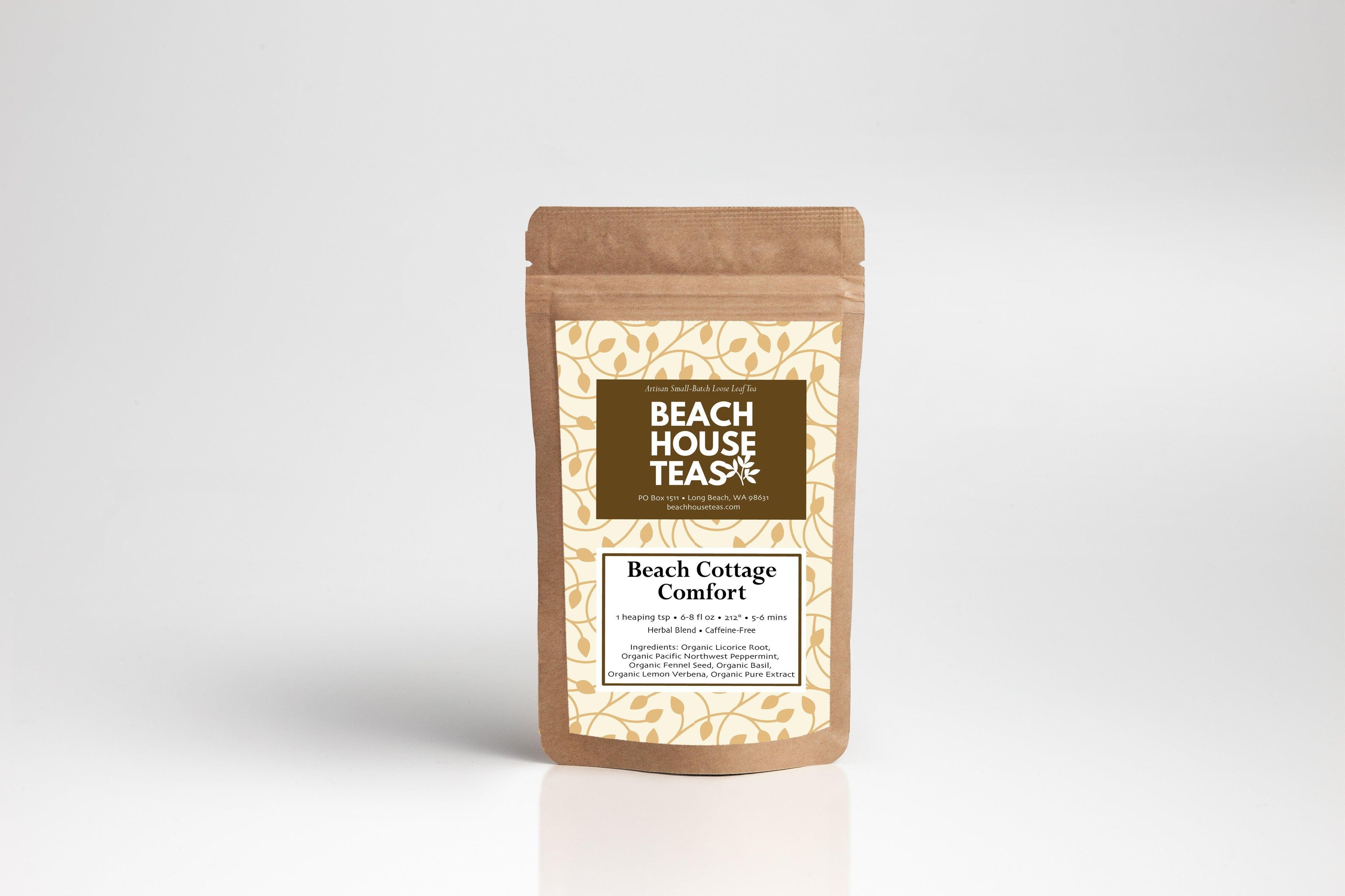 Beach House Beach Cottage Comfort shown in a pouch, featuring a cozy design suitable for beachside relaxation.