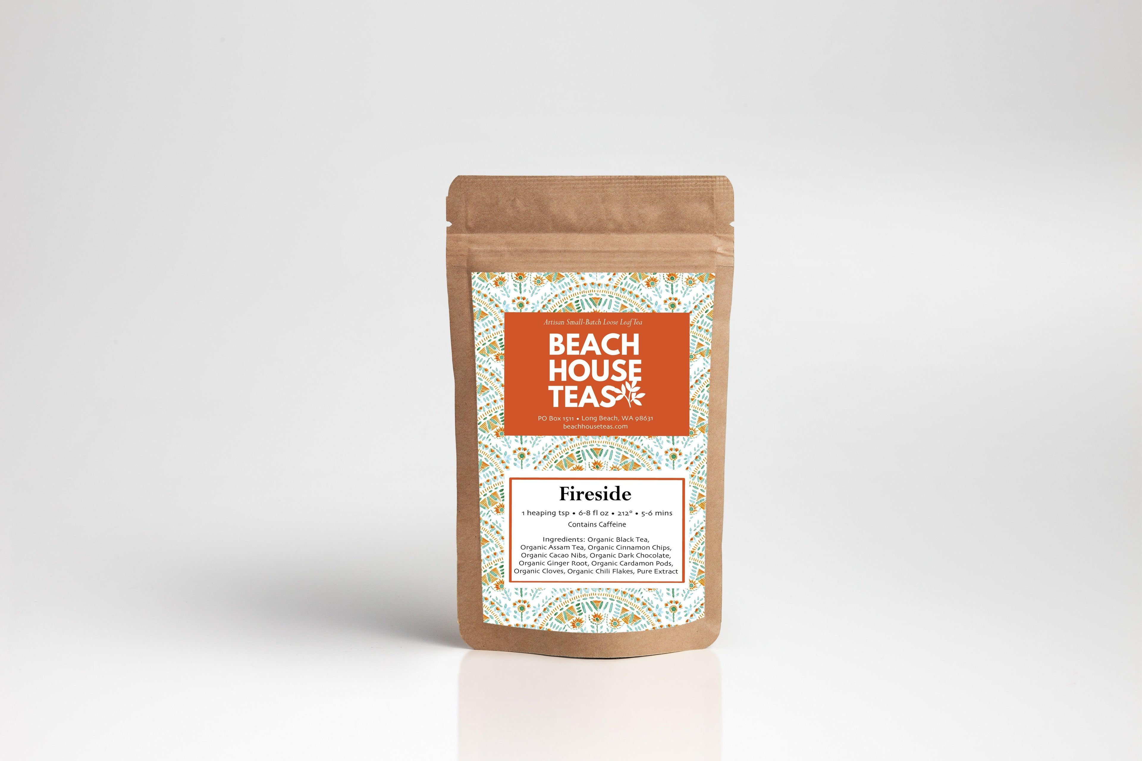 Beach House Fireside product photo featuring a cozy fireside scene, ideal for Beach House brand ambiance.
