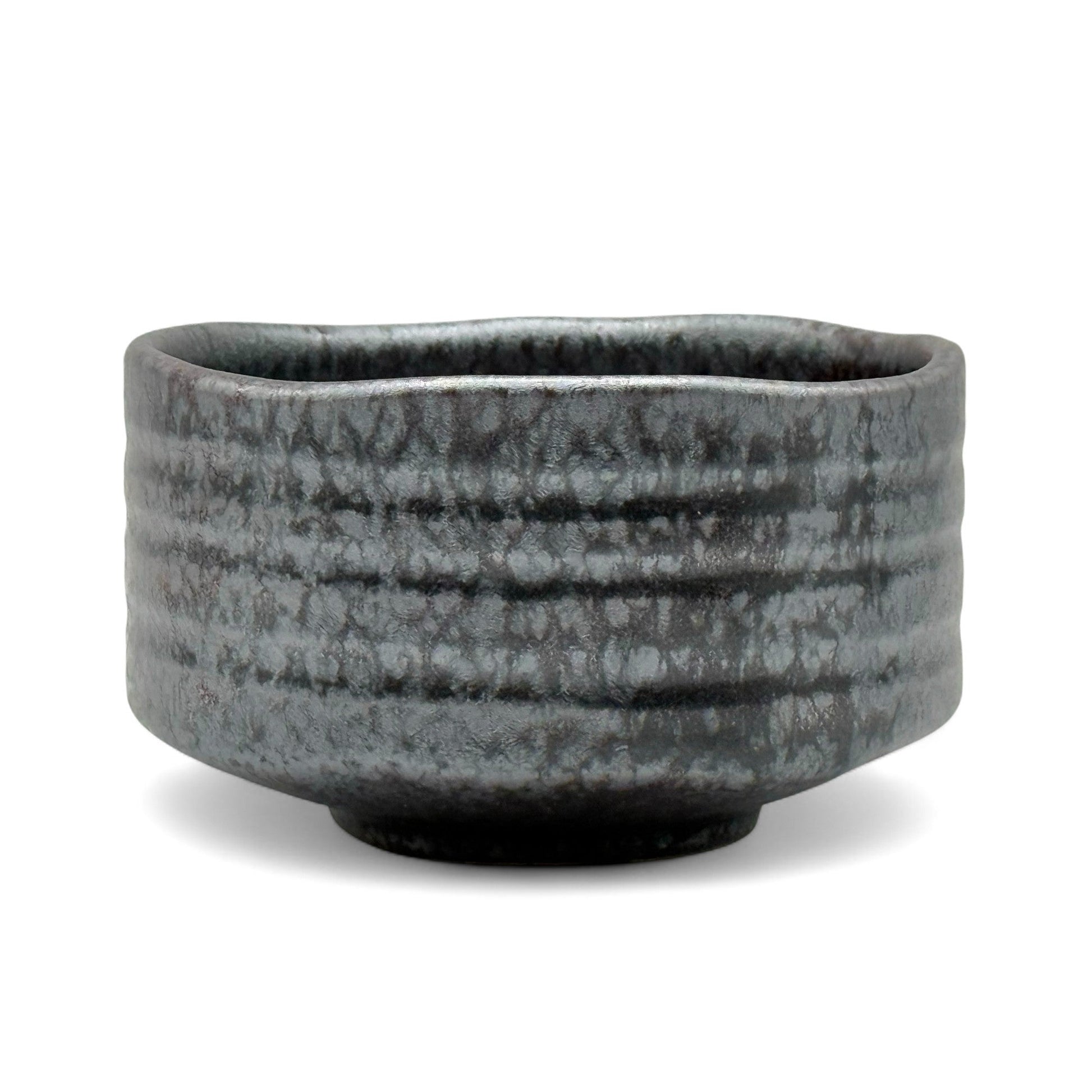 Inoue Tea Kabura Gray Mino-yaki Chawan - Japanese Matcha Bowl