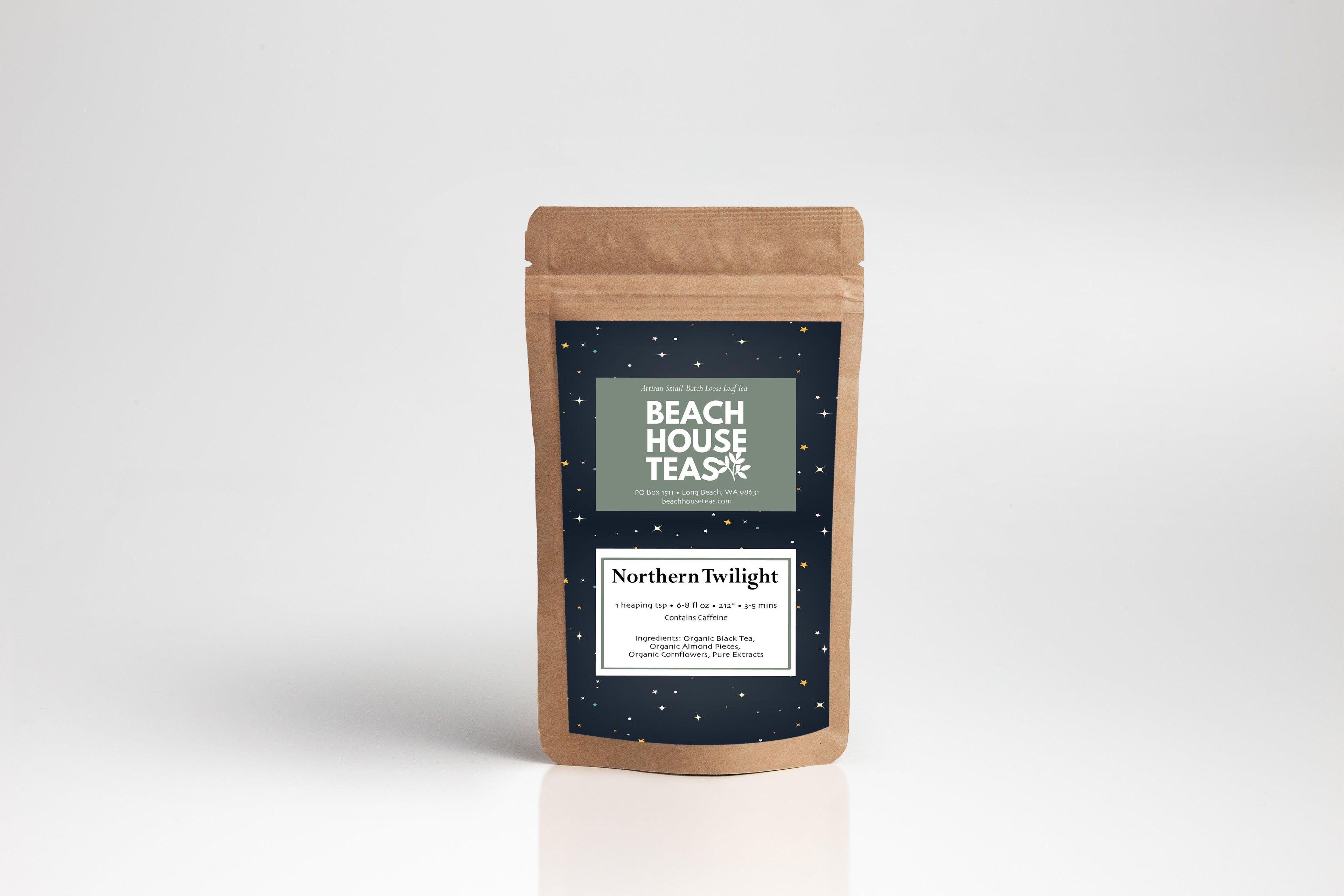 Beach House Northern Twilight, a pouch featuring a twilight scene, designed by Beach House, shown in product image.