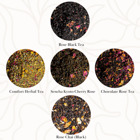 Culinary Teas Rose Tea Sampler Herbal Tea