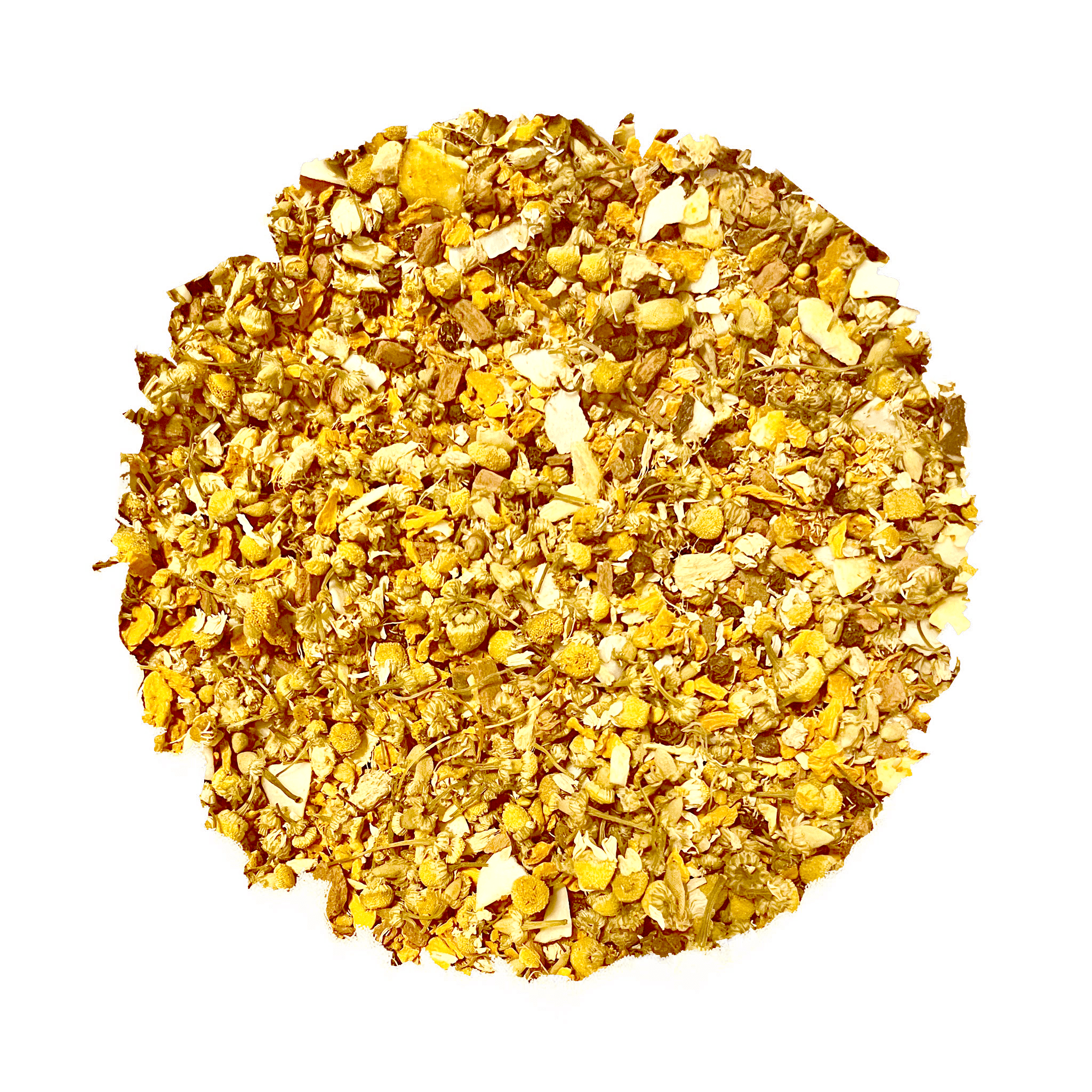 Beach House Sandman Slumber organic tea blend in a package, designed for promoting peaceful sleep and relaxation.