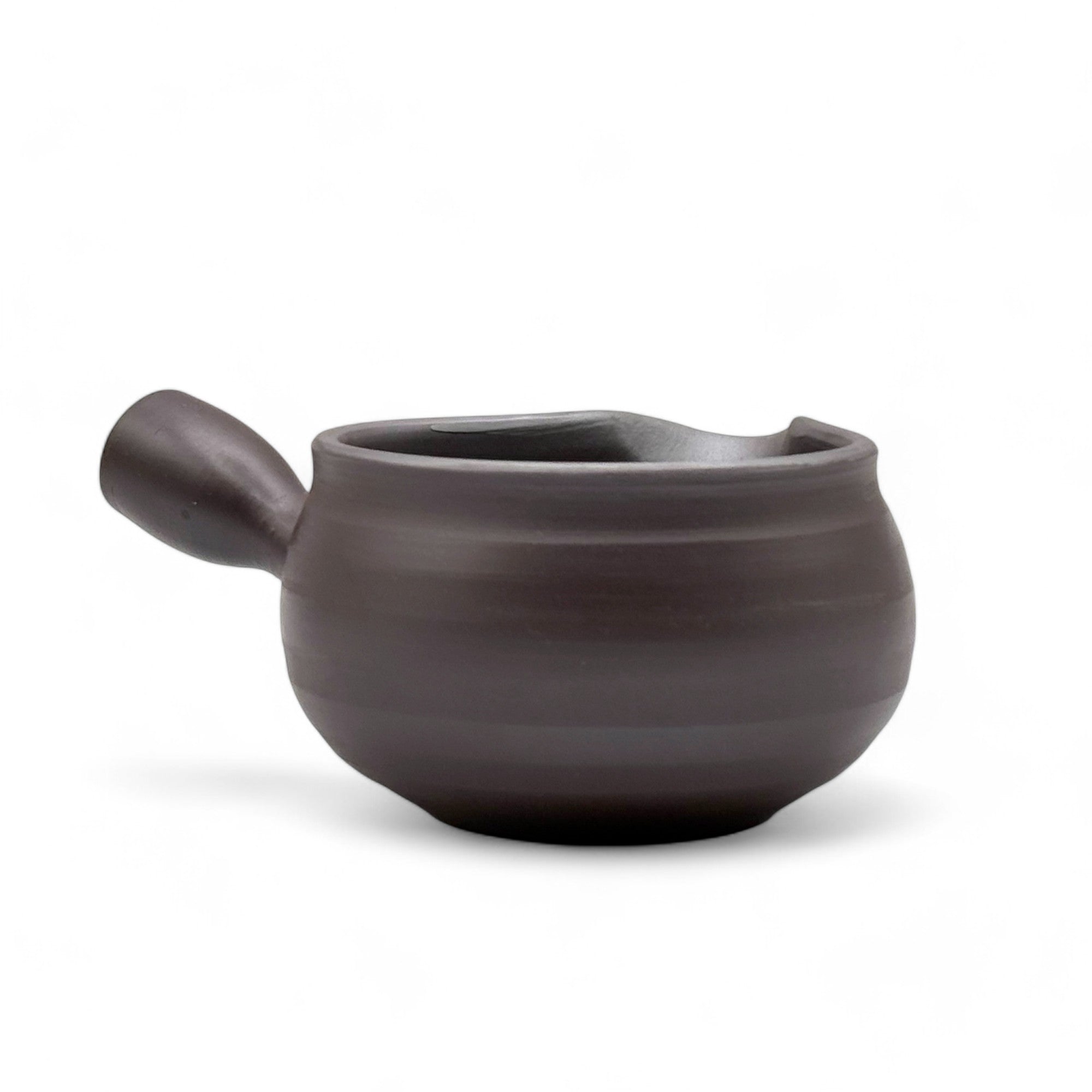 Inoue Tea Muji Samashi Banko-yaki Black Yuzamashi - Japanese Water Cooler, ceramic water cooler with a black finish.