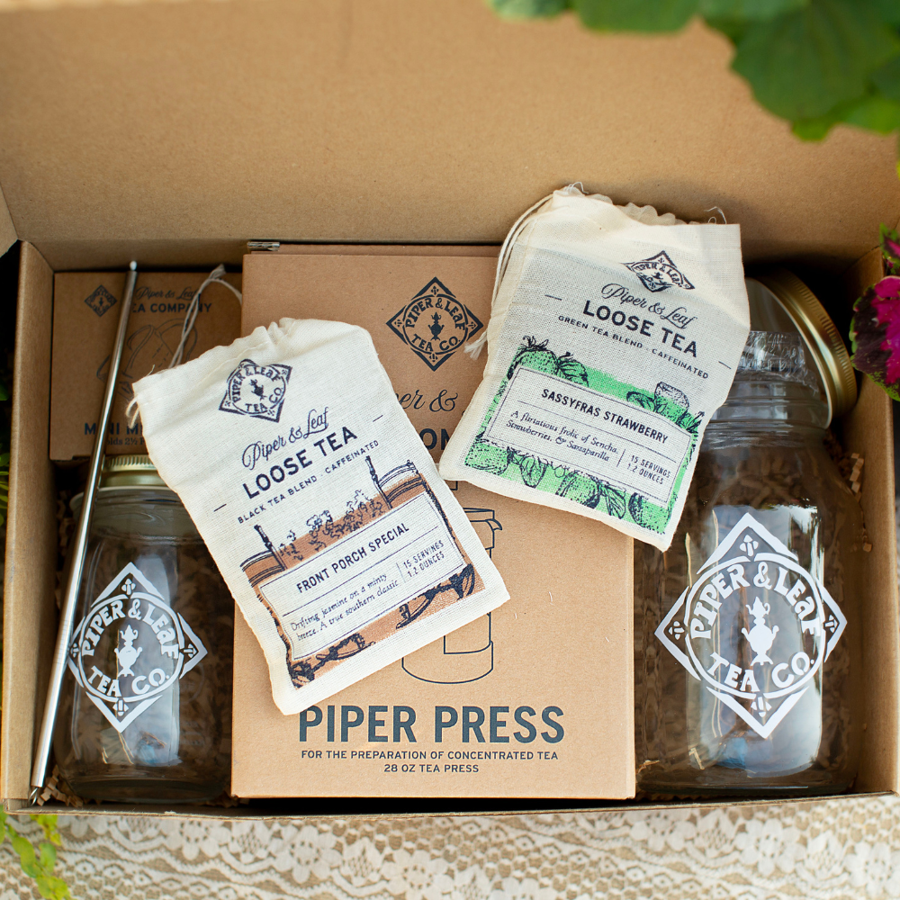 Piper and Leaf Piper Press Brew Kit, featuring a press and brewing accessories, by Piper and Leaf