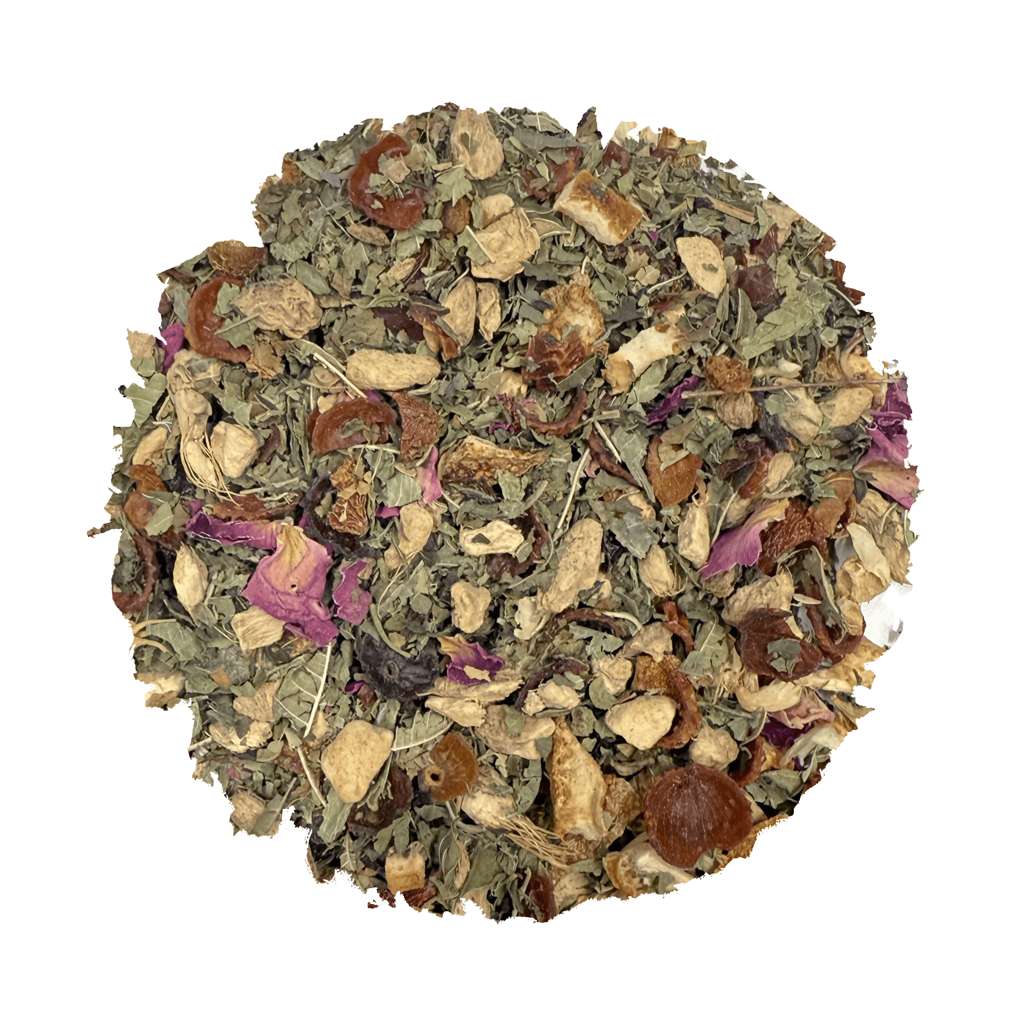 Beach House Beach Wellness: Beautiful Tea in a clear cup, showcasing vibrant colors and organic ingredients for wellness.