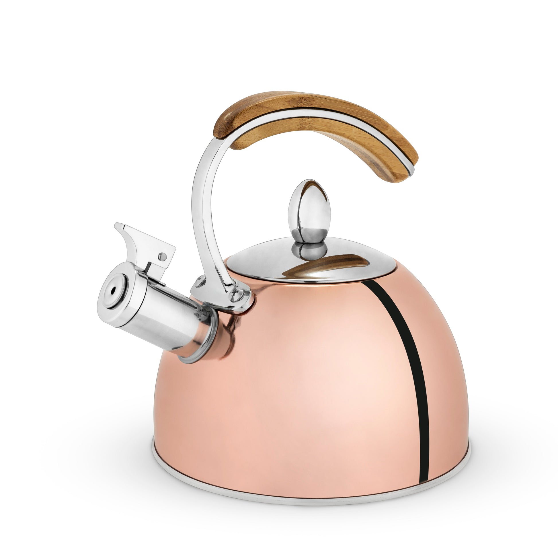 Pinky Up Presley Tea Kettle in Rose Gold