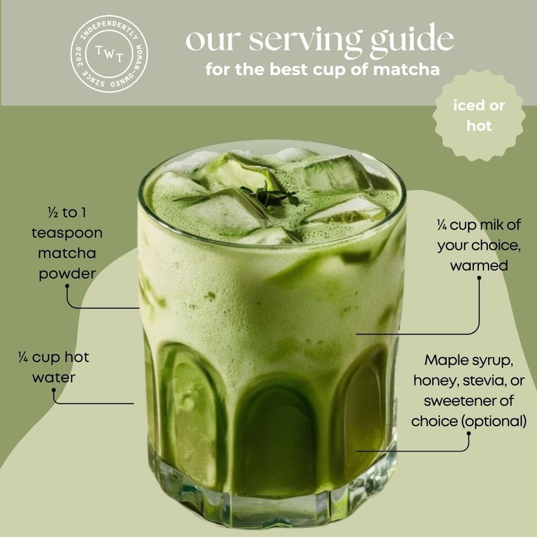 Tea with Tae Matcha Pouch by Tea with Tae, featuring a green matcha powder pouch for preparing matcha drinks.