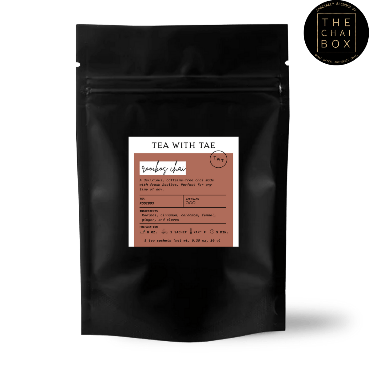 Tea with Tae Rooibos Chai 5ct. Pouch