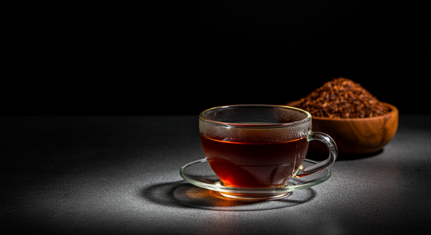 a cup of rooibos tea