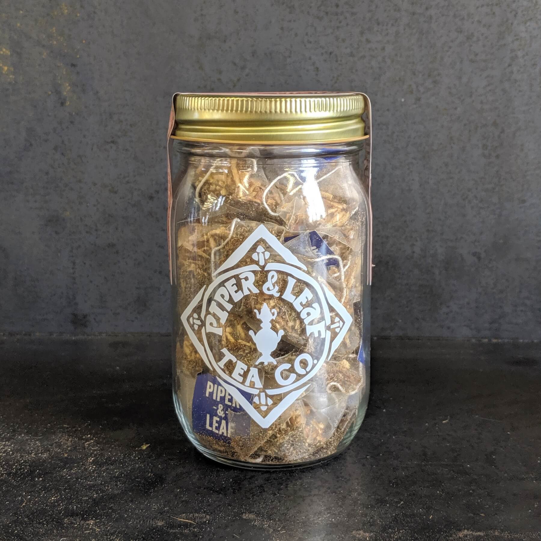 Piper and Leaf Sweetie Pie Chai Party Pack 25 Sachets in Pint Jar