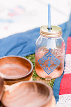 Piper and Leaf Signature Mason Drinking Jar - Quart Size