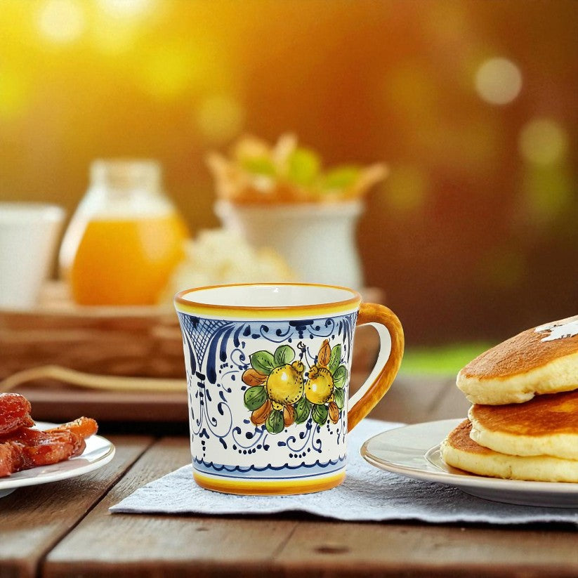 Deruta of Italy Limoncini: Flared Mug (15 oz.)
