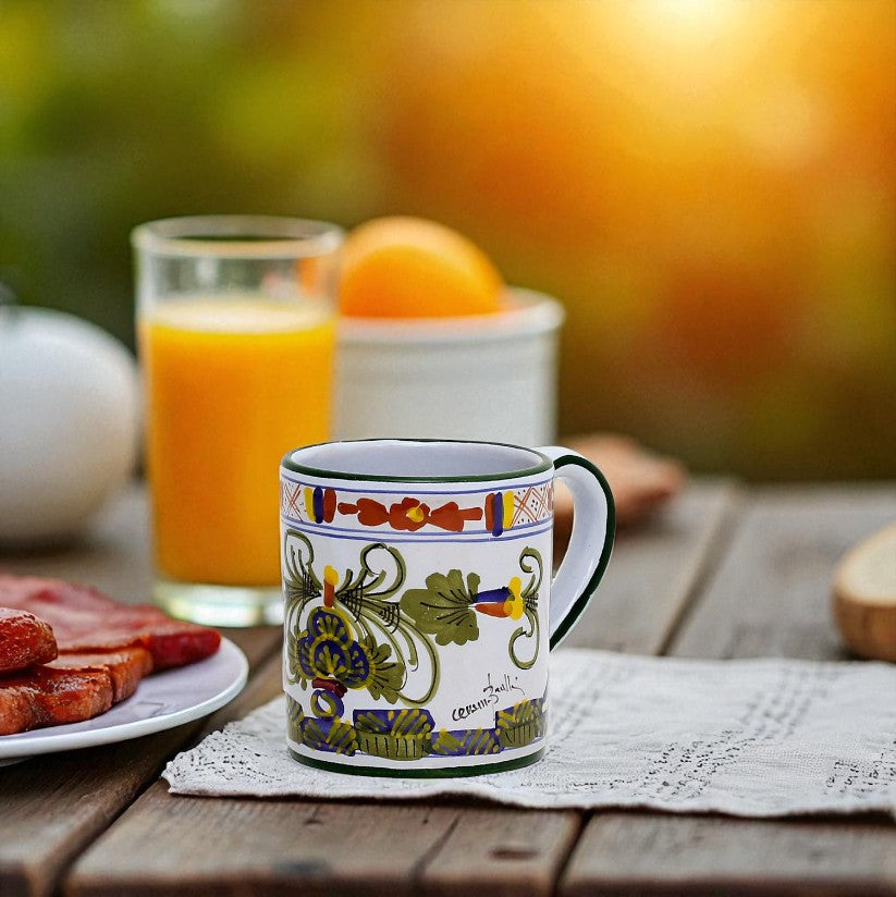 Deruta of Italy Faenza-Carnation: Mug (10 oz.)