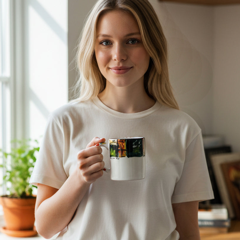 Deruta of Italy Moderna: Mug (10 oz) - Crisalide Design by L. Centinaro