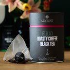 August Uncommon Jet Black - Roasty Coffee Black Tea - 15 Tea Bags