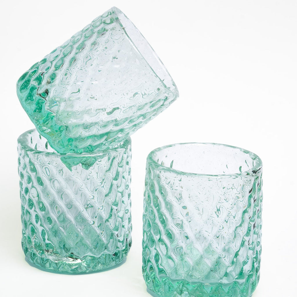 Zorro y Jaguar Bruma Clear Glass - set of 2