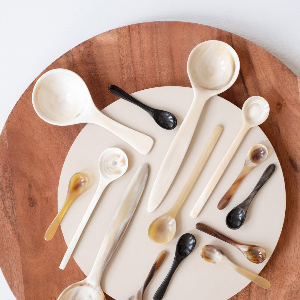 Long Handle Horn Scoop