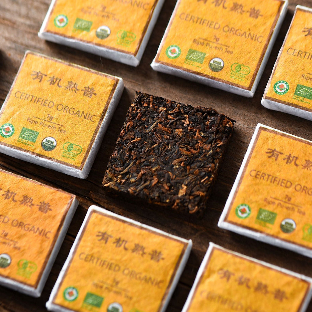 Zum Zum Organic Pu-erh Ripe Mini Bricks Tea