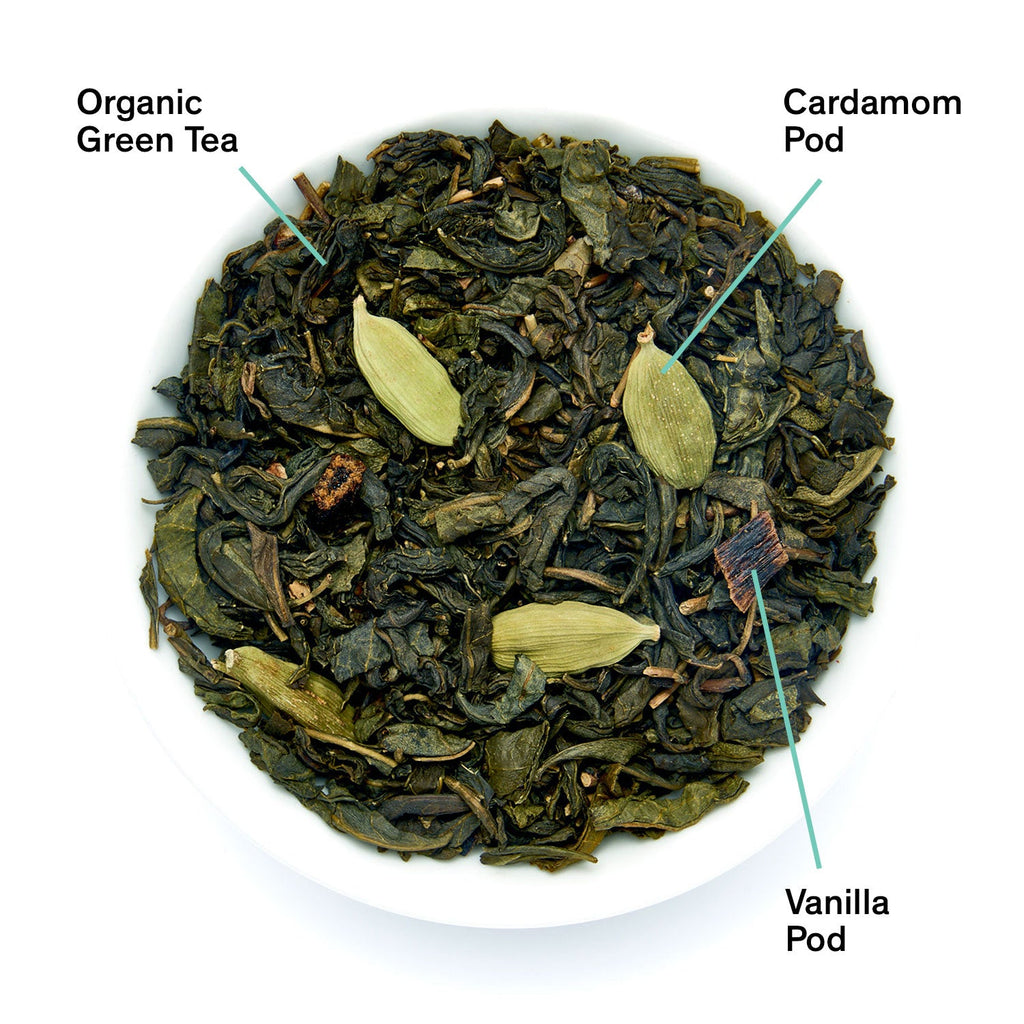 August Combray - Vanilla Cardamom Green Tea (15 Tea Bags)