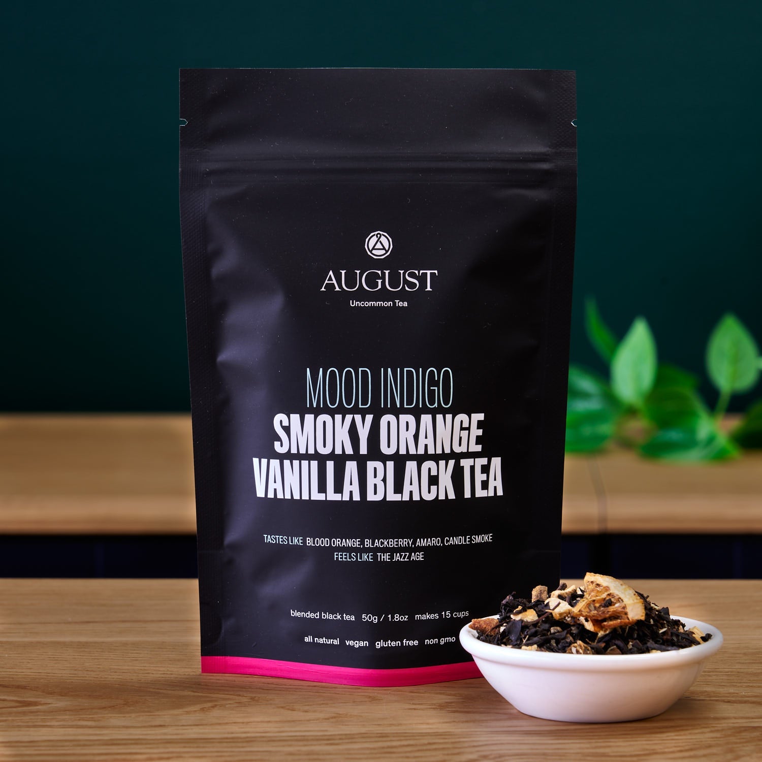 August Mood Indigo - Smoky Orange Vanilla Black tea