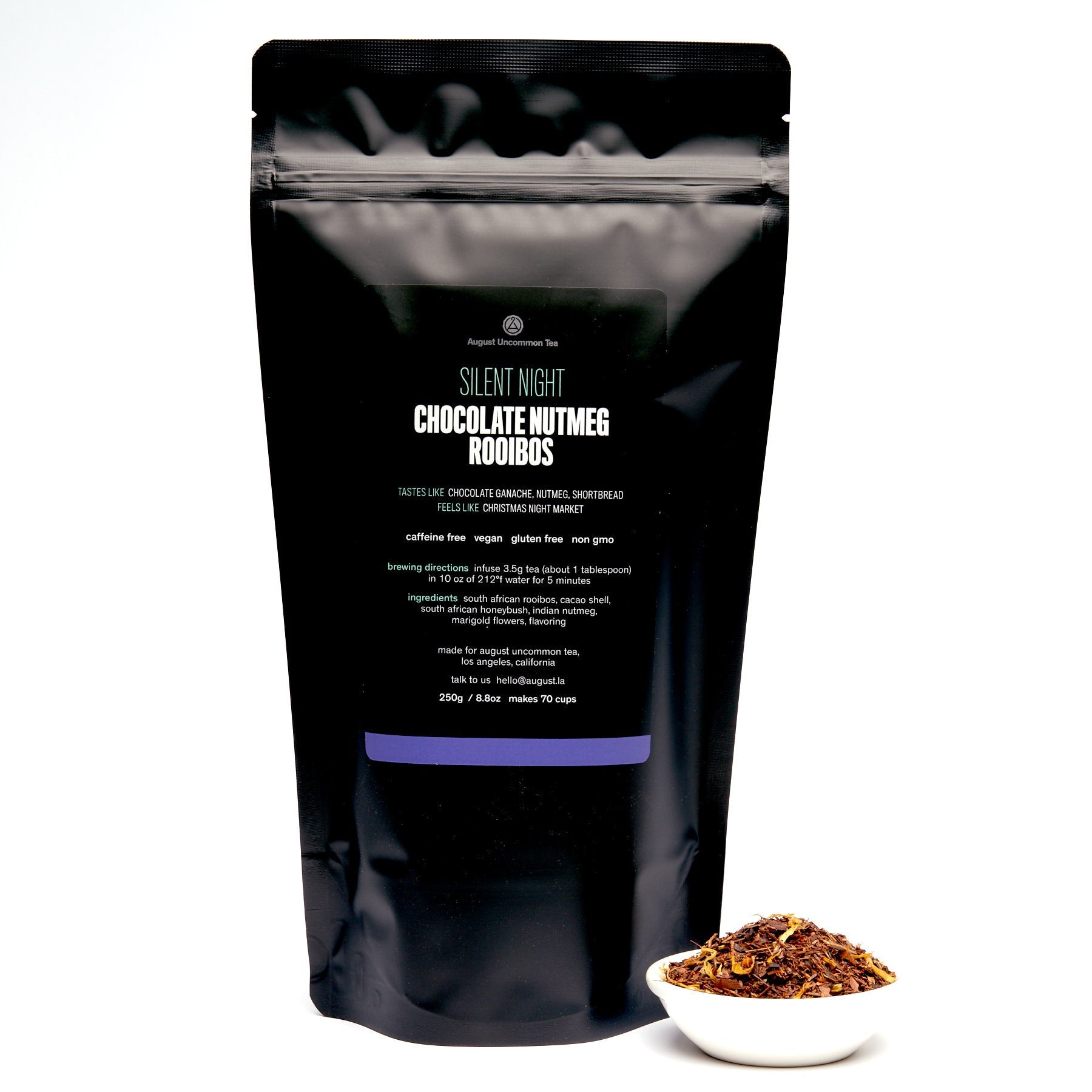 August Silent Night - Chocolate Nutmeg Rooibos (Caffeine Free)