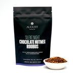 August Silent Night - Chocolate Nutmeg Rooibos (Caffeine Free) tea bag in packaging, displayed for purchase.