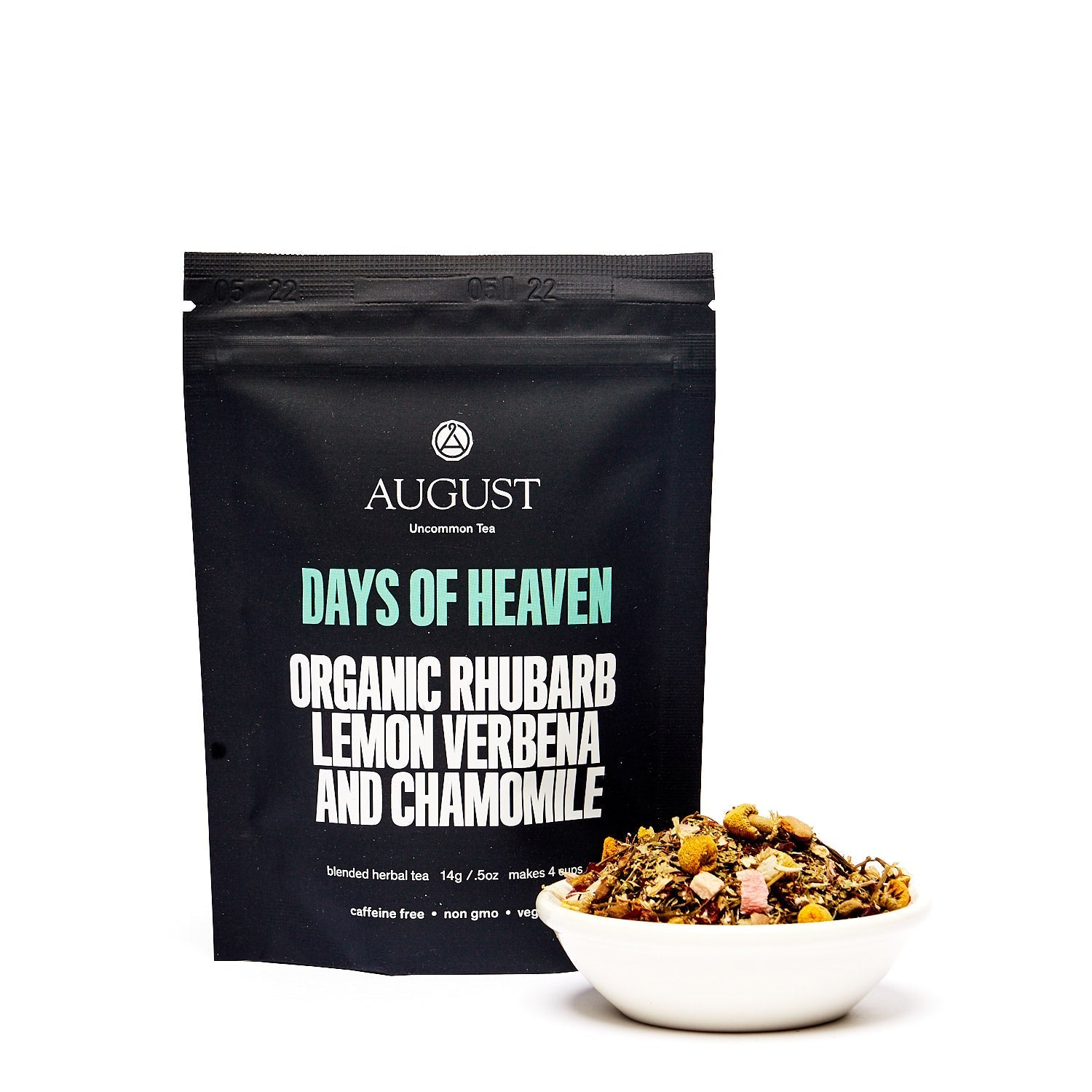 August Days of Heaven - Rhubarb Verbena Chamomile Tea (Caffeine Free)