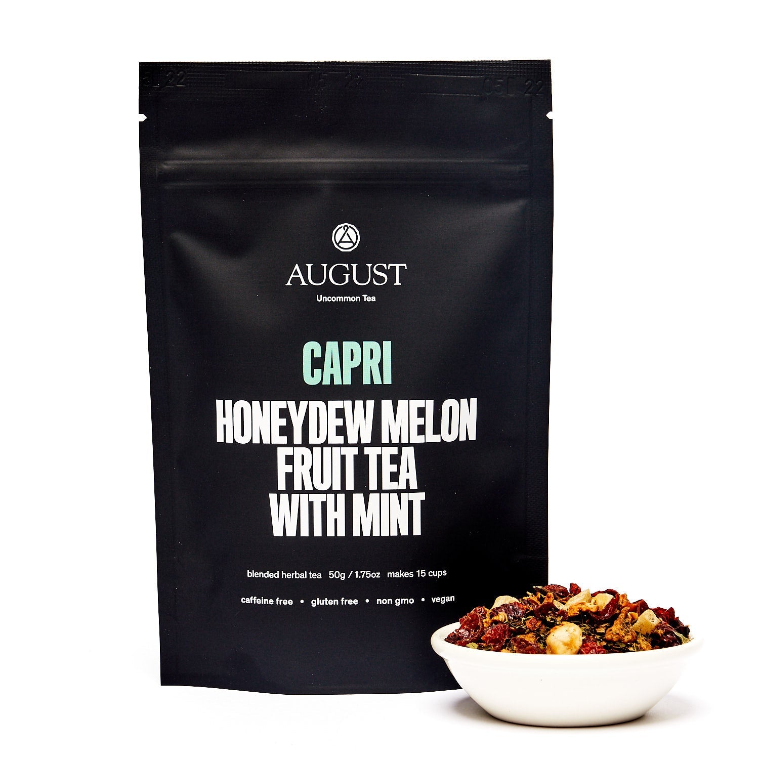 August Capri - Honeydew Melon Mint Tea (Caffeine Free)