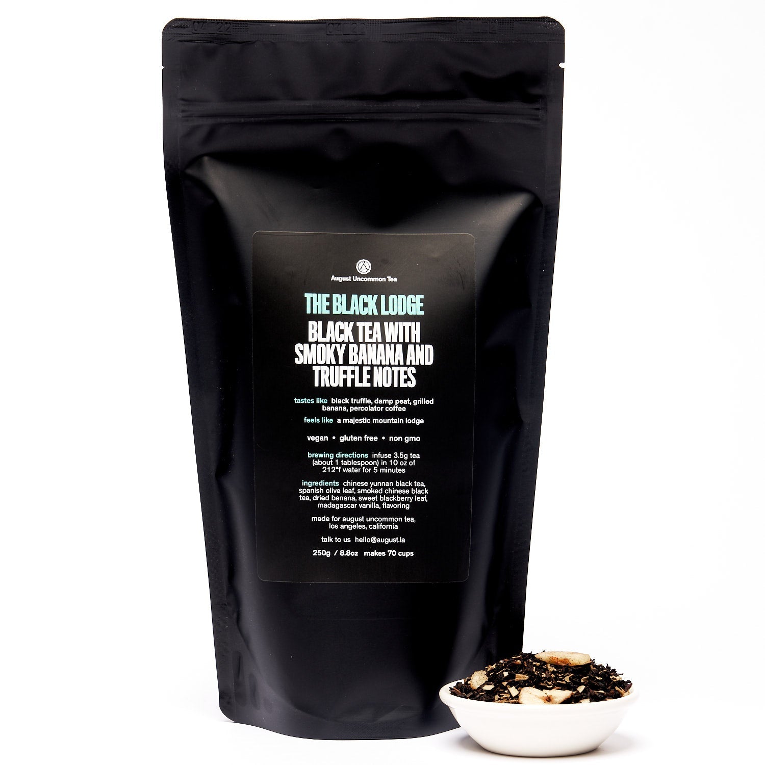 August The Black Lodge - Smoky Banana Black Tea