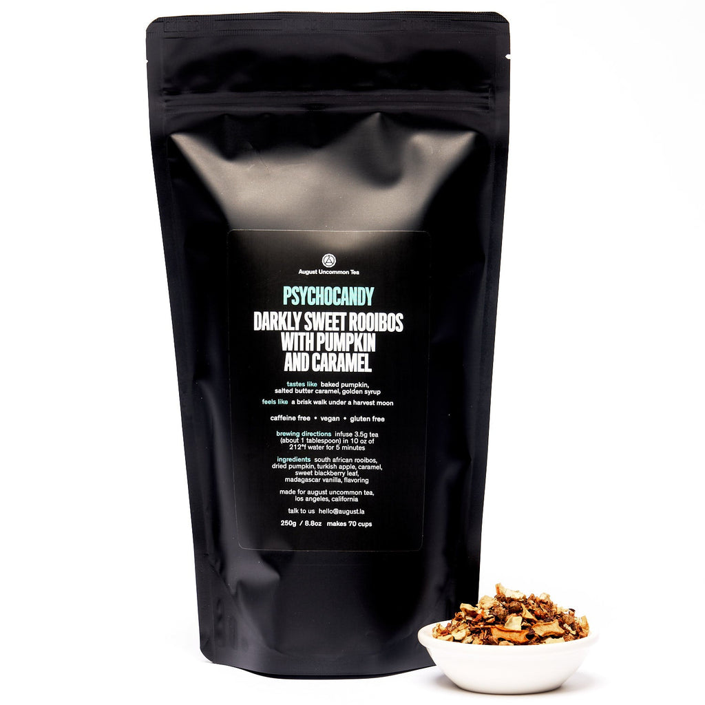 August Psychocandy - Roasted Pumpkin Caramel Rooibos Tea (Caffeine Free)