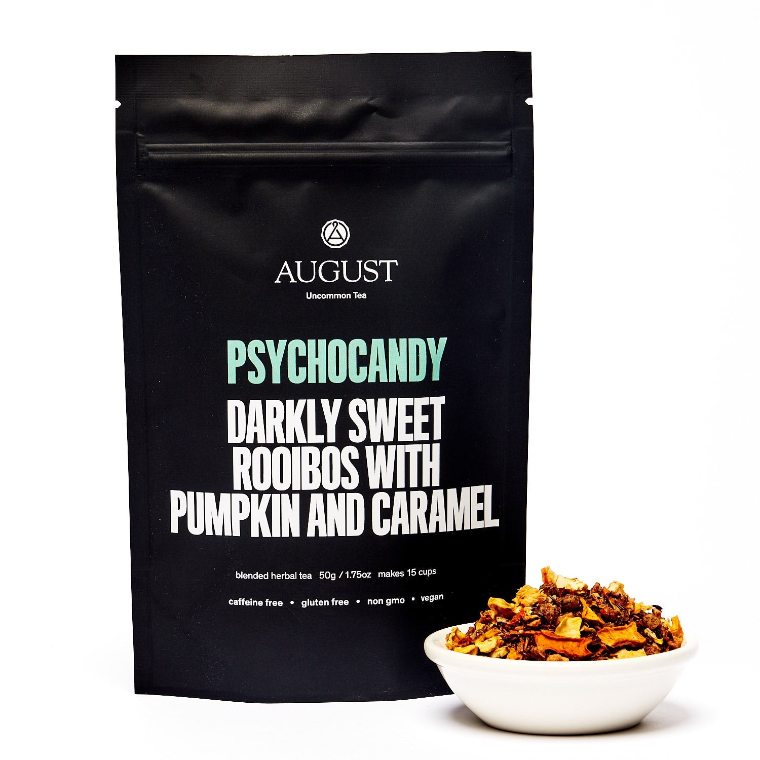 August Psychocandy - Roasted Pumpkin Caramel Rooibos Tea (Caffeine Free)