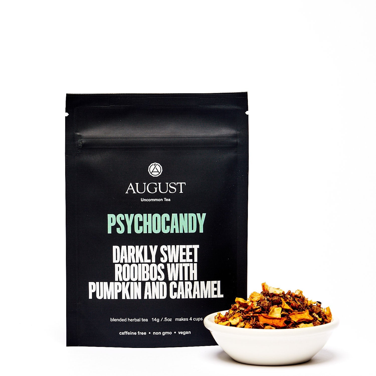 August Psychocandy - Roasted Pumpkin Caramel Rooibos Tea (Caffeine Free)