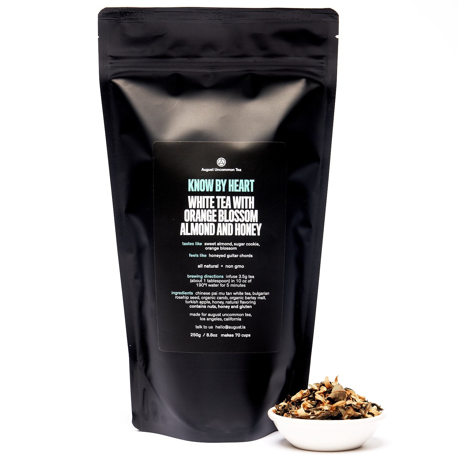 August Know by Heart - Orange Blossom Almond White Tea
