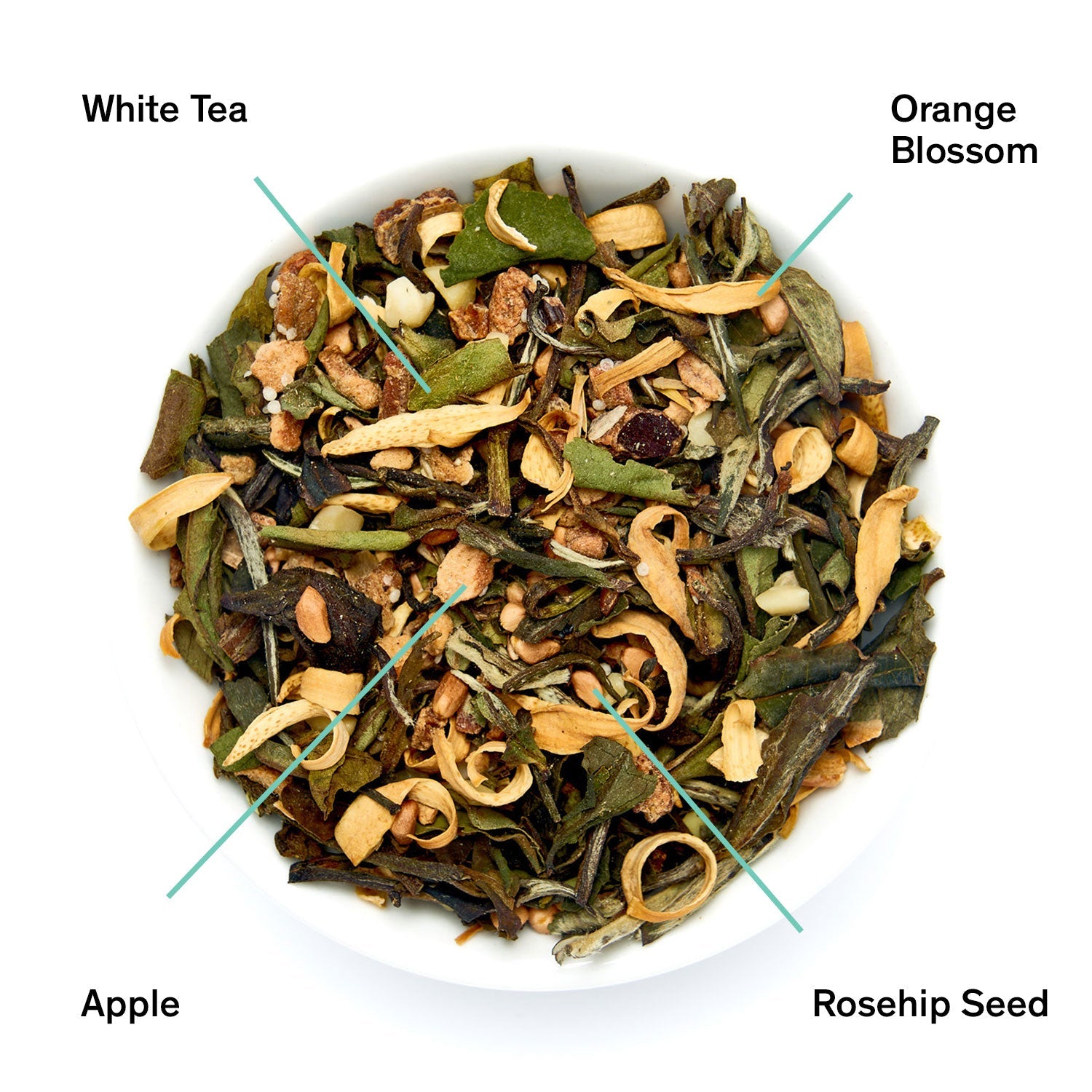 August Know By Heart - Orange Blossom Almond White Tea (15 Tea Bags)