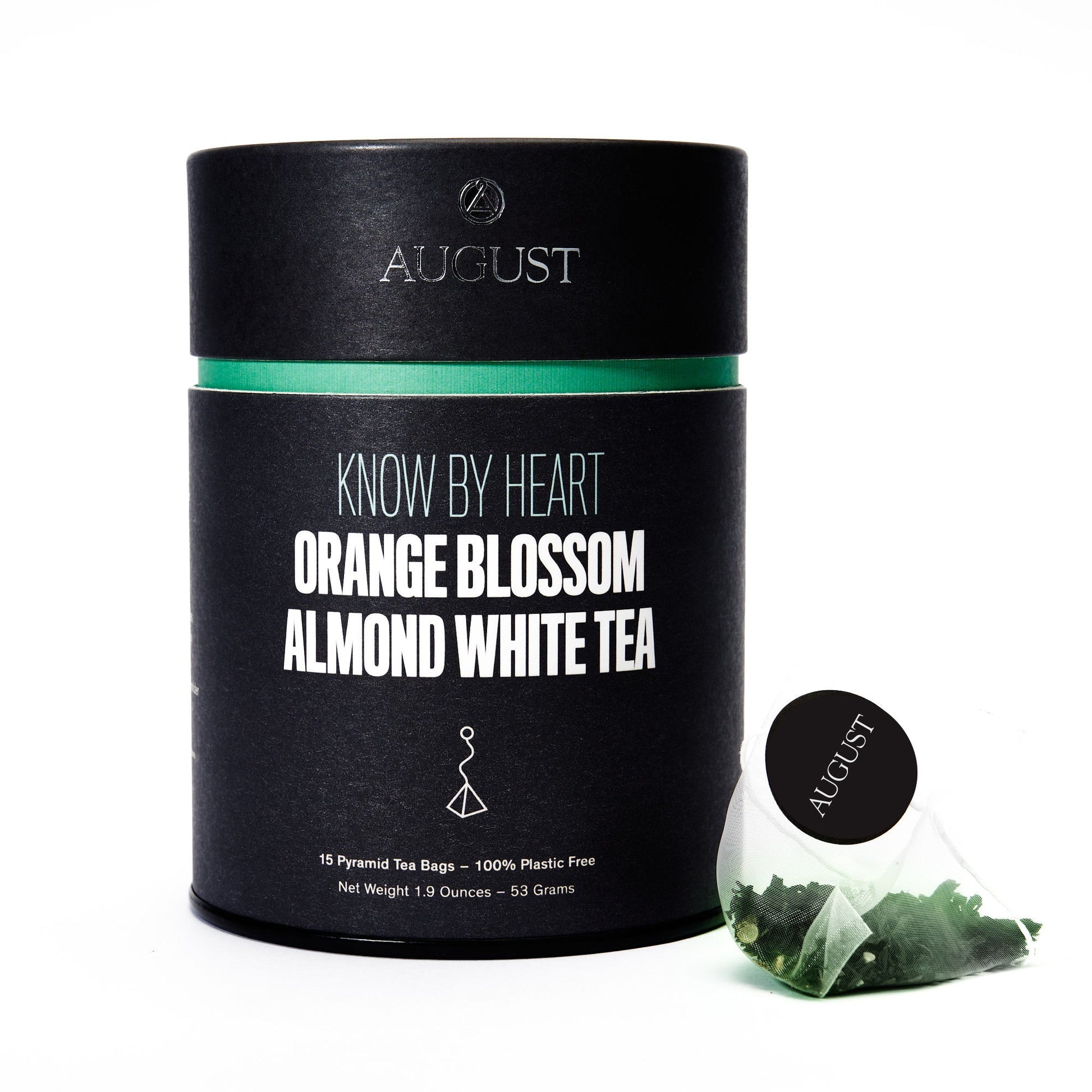 August Know By Heart - Orange Blossom Almond White Tea (15 Tea Bags)