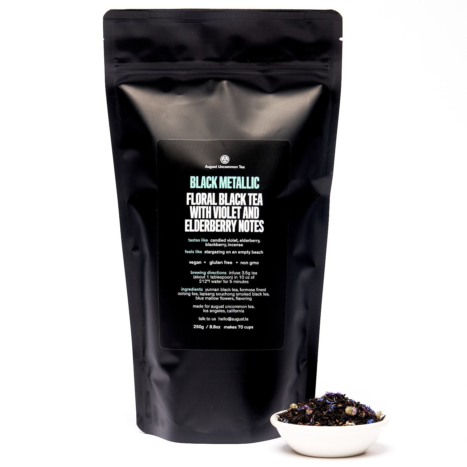 August Black Metallic - Violet Elderberry Black Tea
