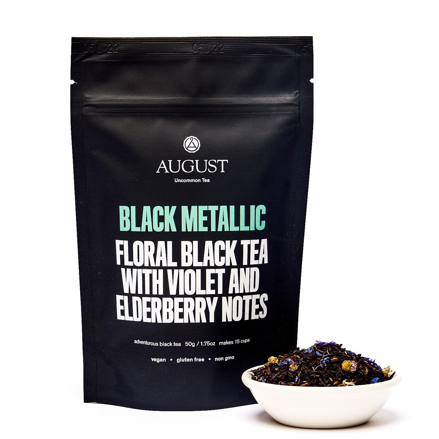 August Black Metallic - Violet Elderberry Black Tea