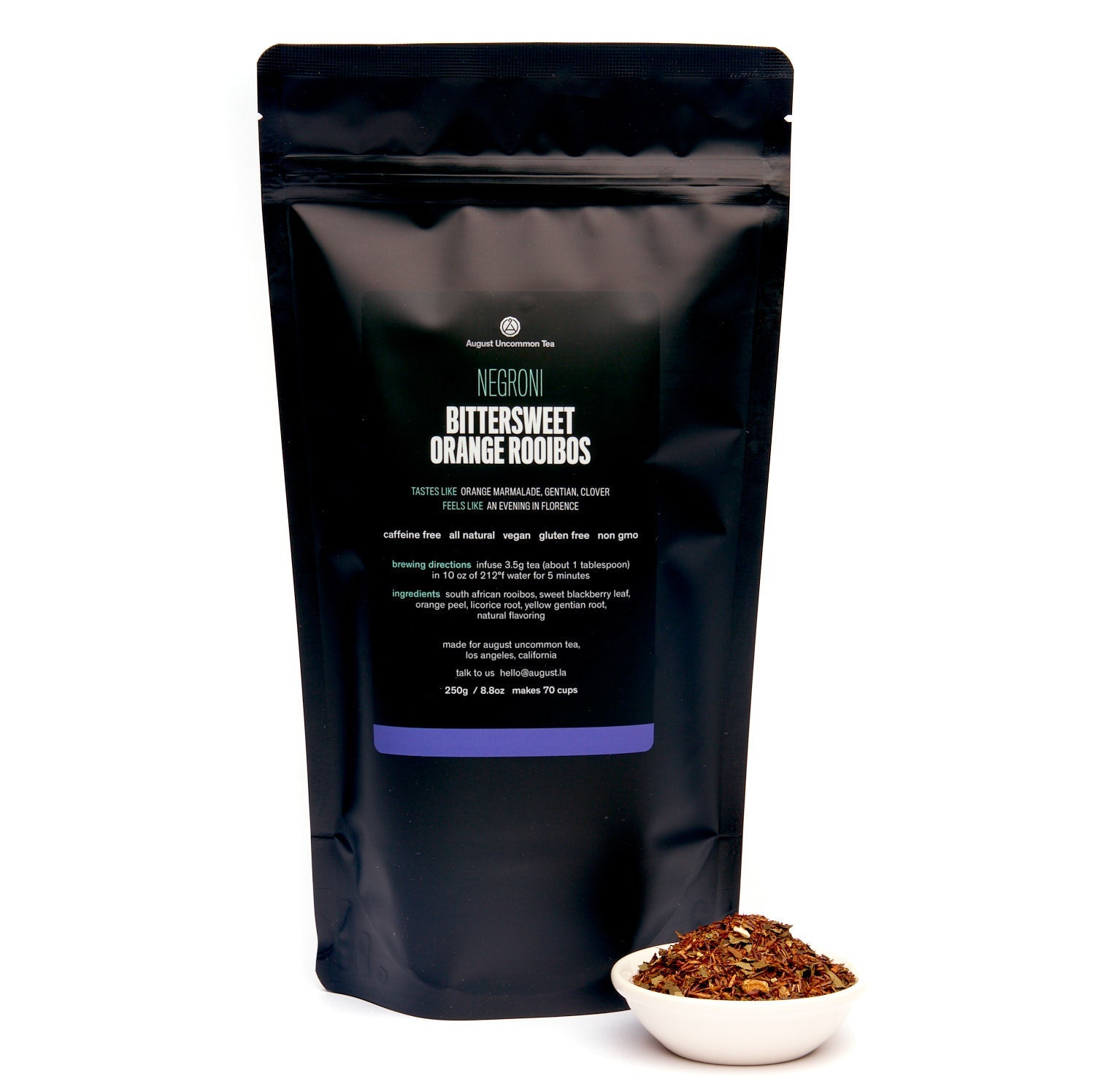 August Negroni - Bittersweet Orange Rooibos Tea (Caffeine Free)