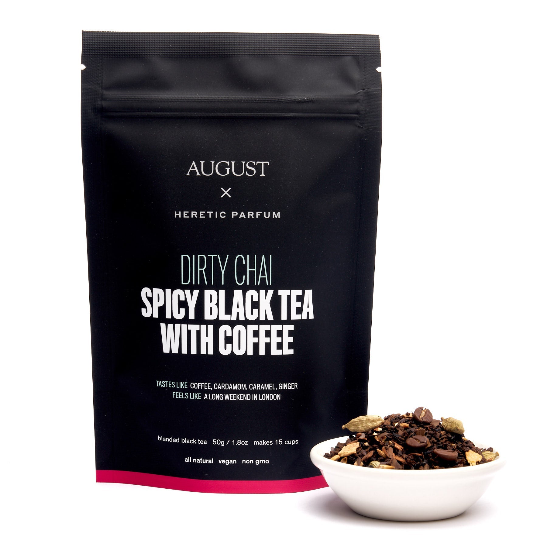 August Dirty Chai - Spicy Black Tea With Coffee