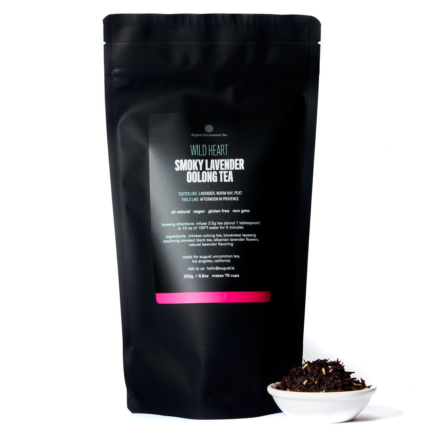 August Wild Heart - Smoky Lavender Oolong Tea