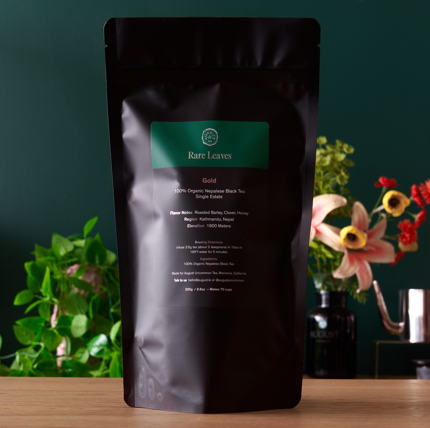 August Uncommon Rare Leaves Gold - Single Estate Nepalese Black Tea