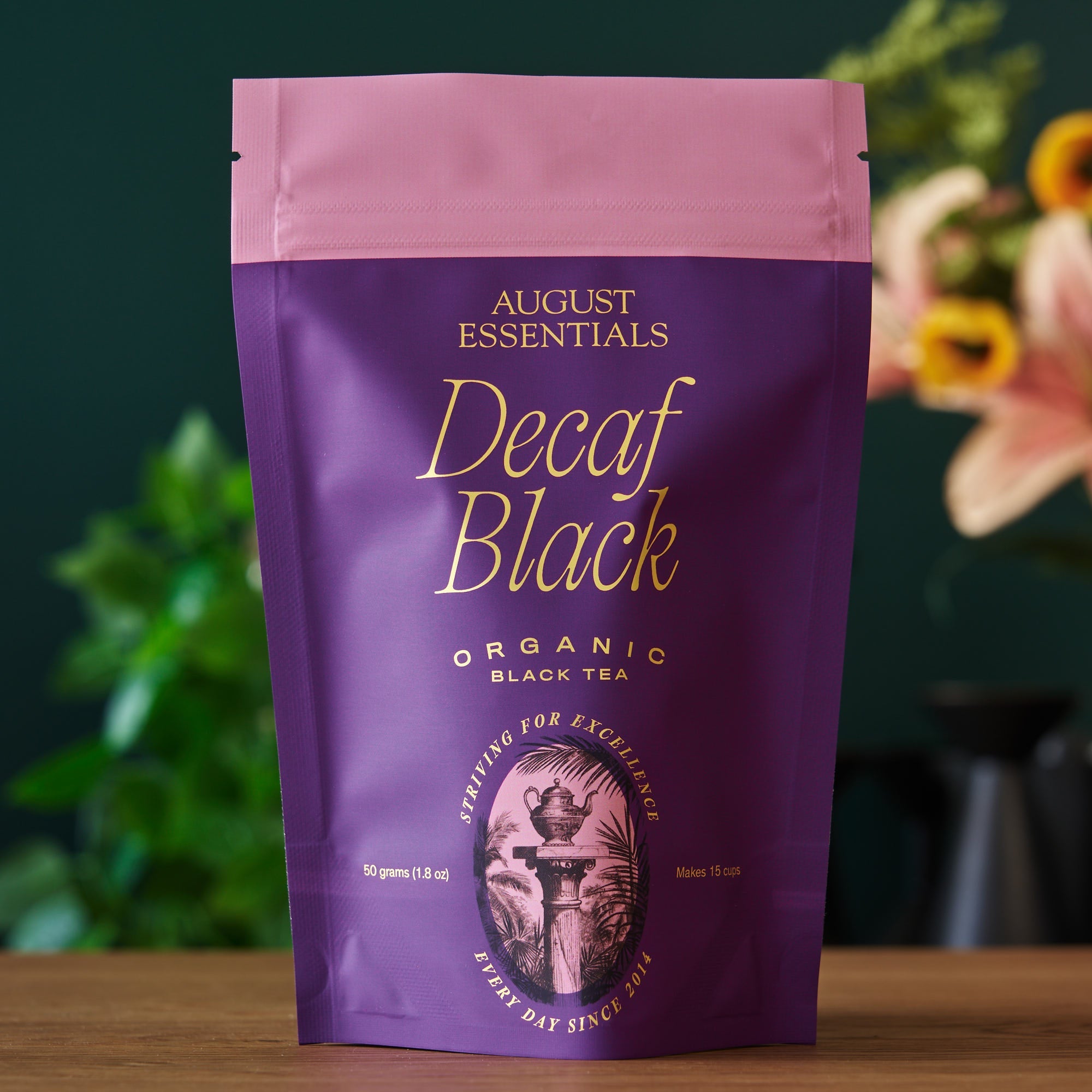 August Essentials Decaf Black Black Tea