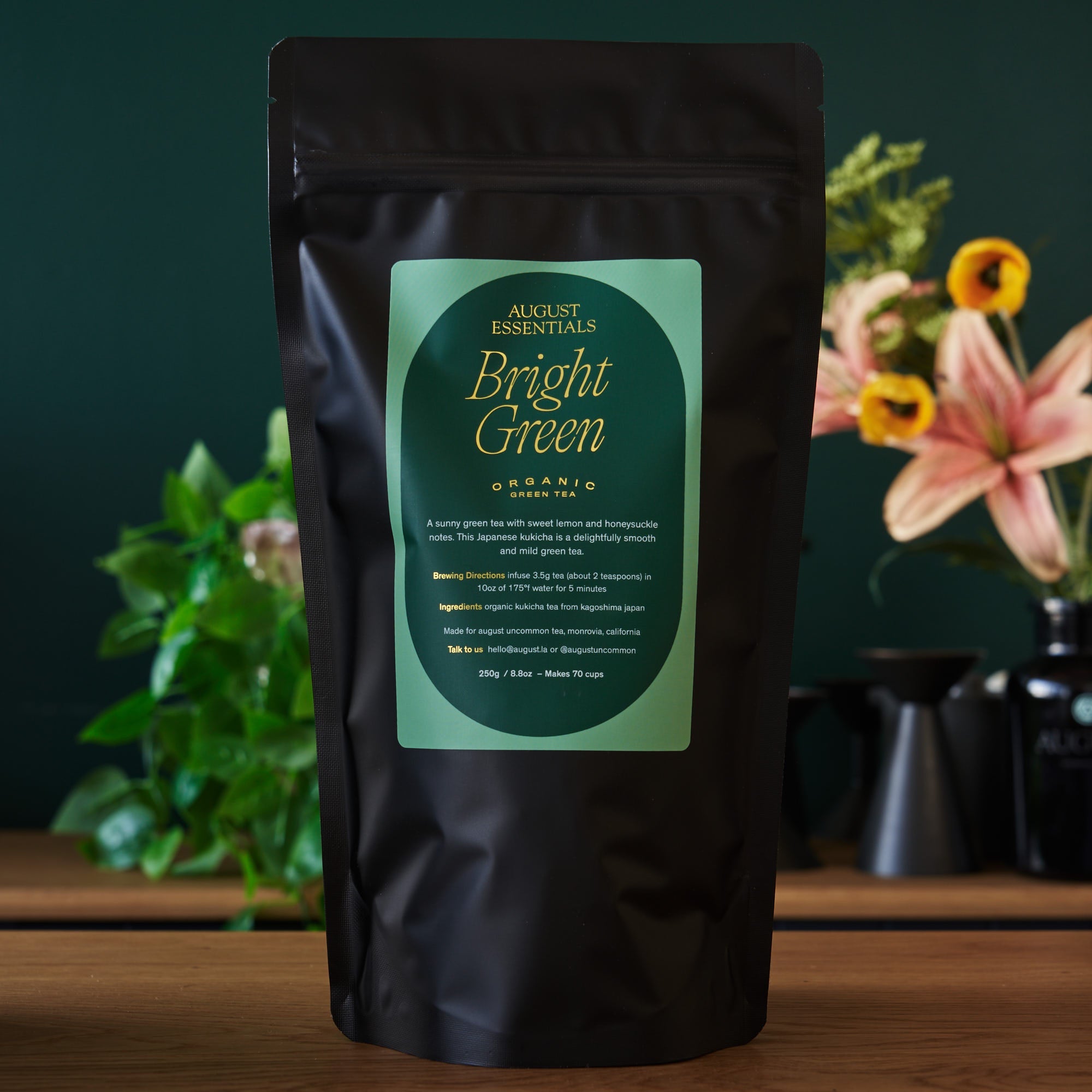 August Essentials Bright Green Green Tea