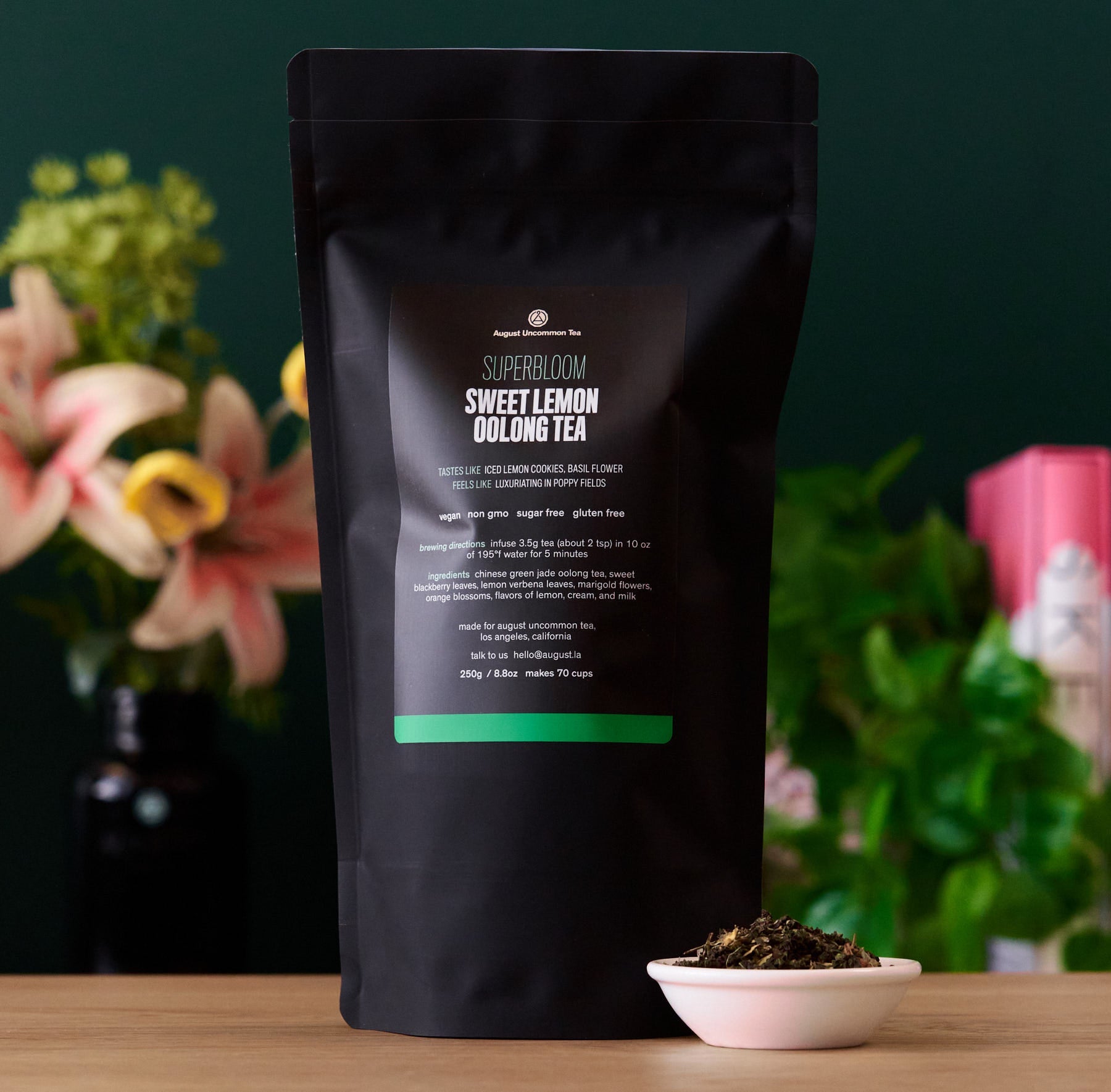 August Uncommon Superbloom - Sweet Lemon Oolong Green Tea