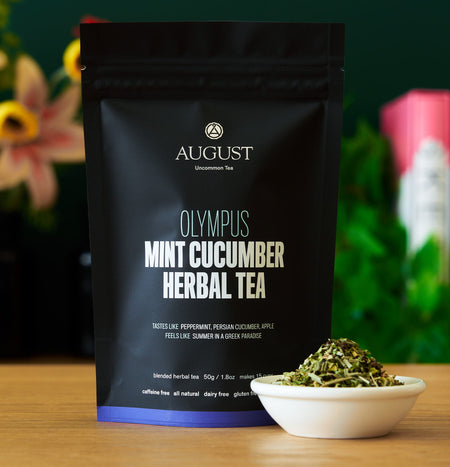 August Uncommon Olympus - Mint Cucumber Herbal Tea (Caffeine Free)