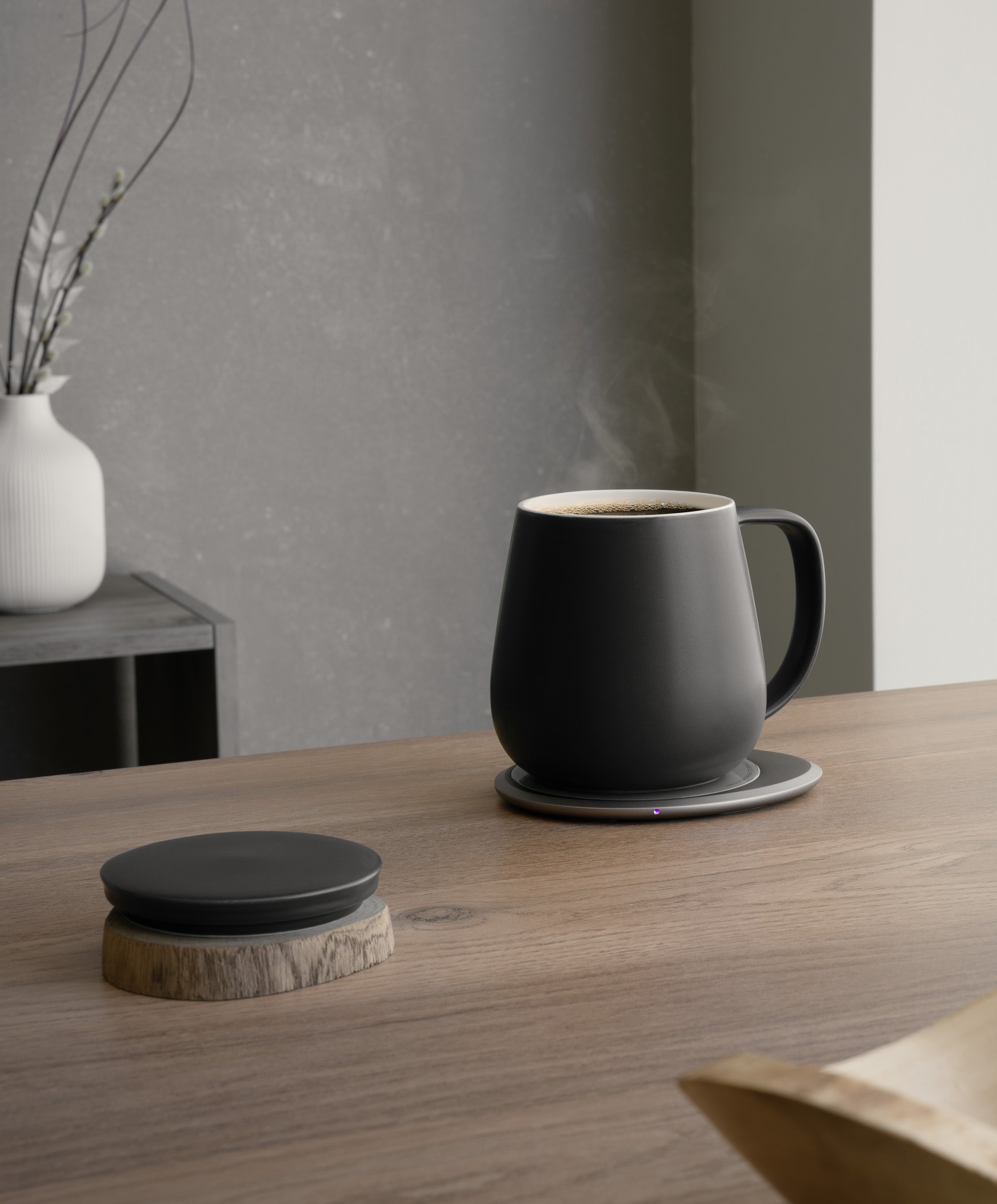 OHOM Ui+ Self-heating Mug Set - Inkstone Black