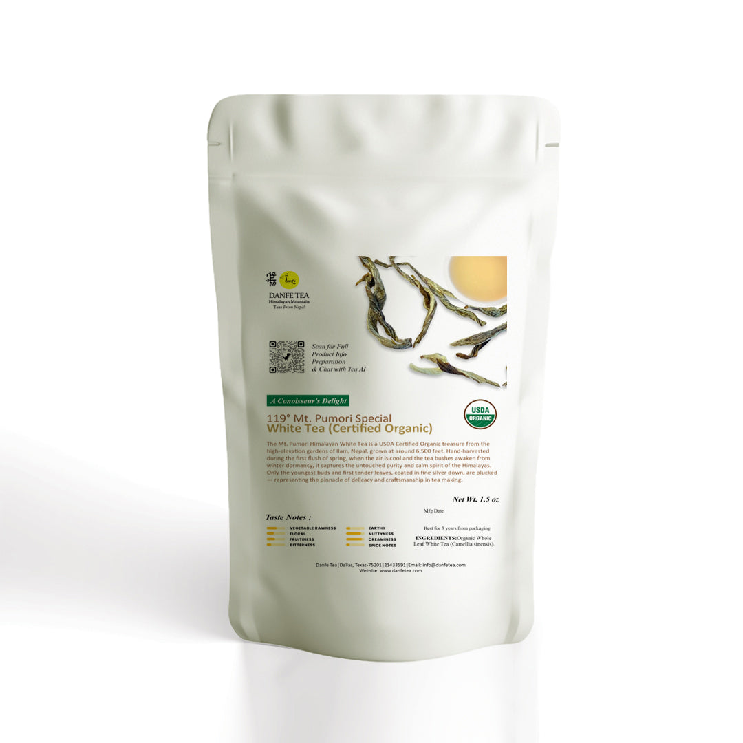 Danfe 119° Mt. Pumori Special White Tea – USDA Certified Organic