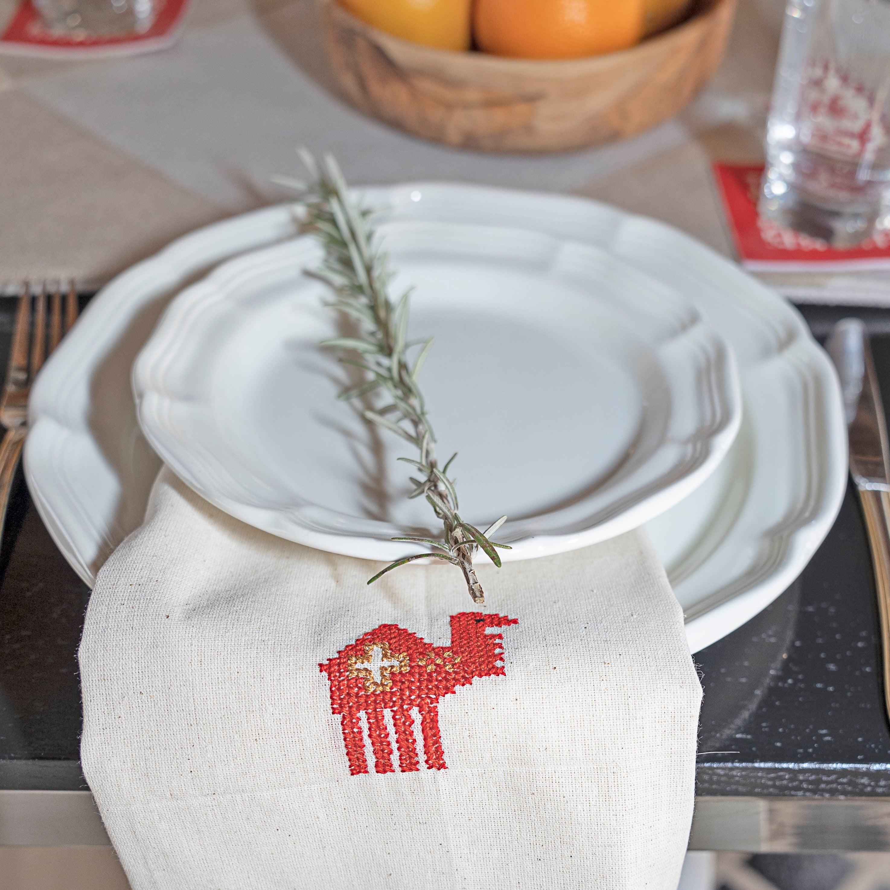 Darzah Tea Towel - Camel